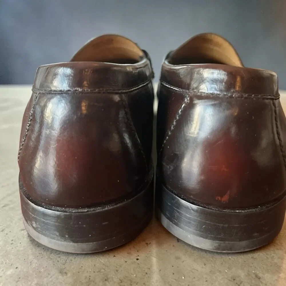 Cole Haan Pinch Tassel Loafers Men's 11B Brown Leather Dress Shoes 03507